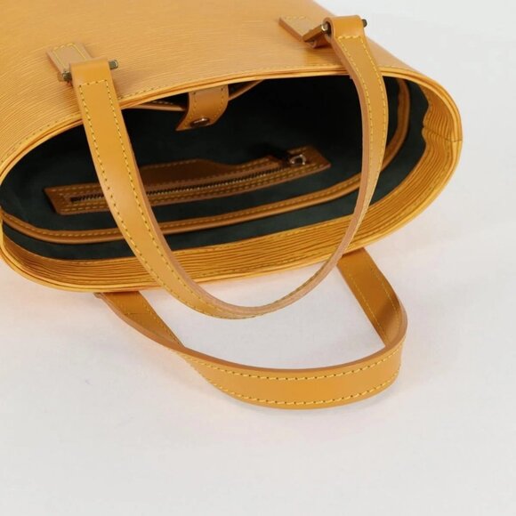 LOUIS VUITTON Epi Vavin PM Tote Bag SPO 2way Yellow LV Auth - Picture 6 of 15
